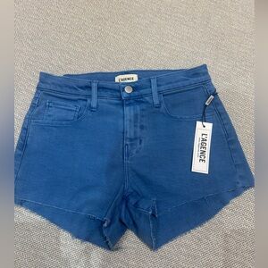 L'AGENCE Classic Blue Jean Shorts
